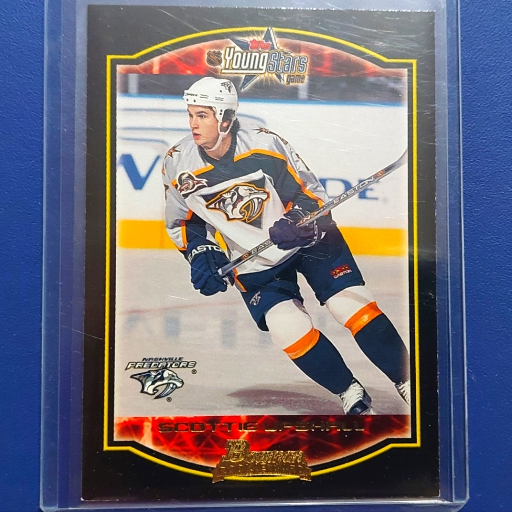 Scottie Upshall Nashville Predators Topps Young Stars Rookie Card #162